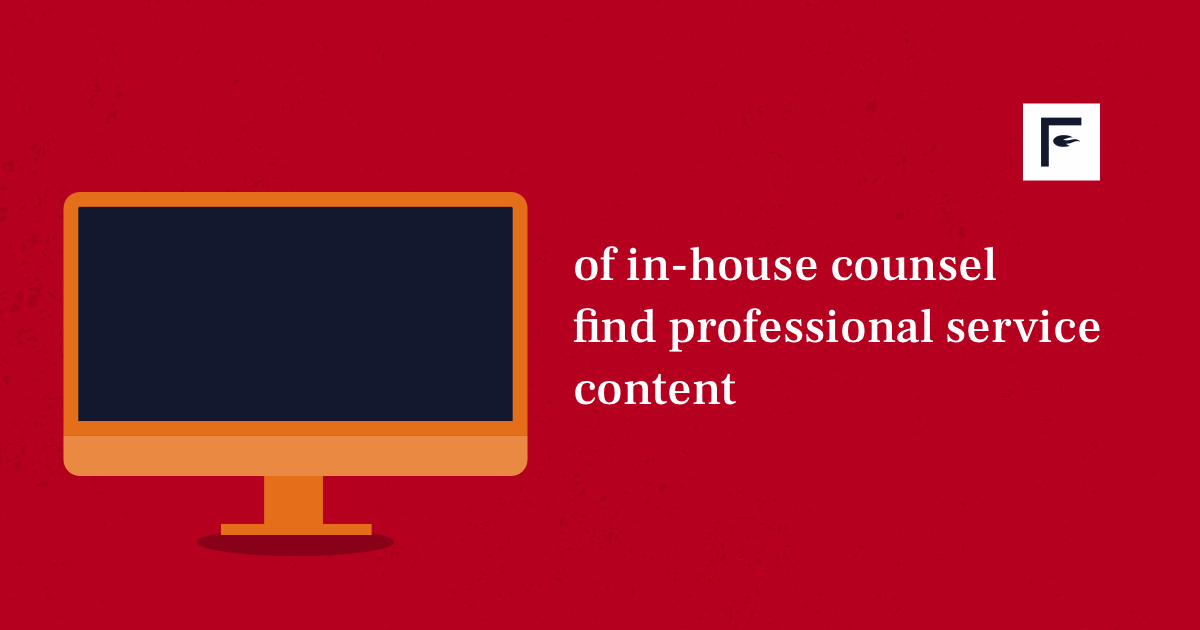 animated gif that shows how in-house counsel views website content