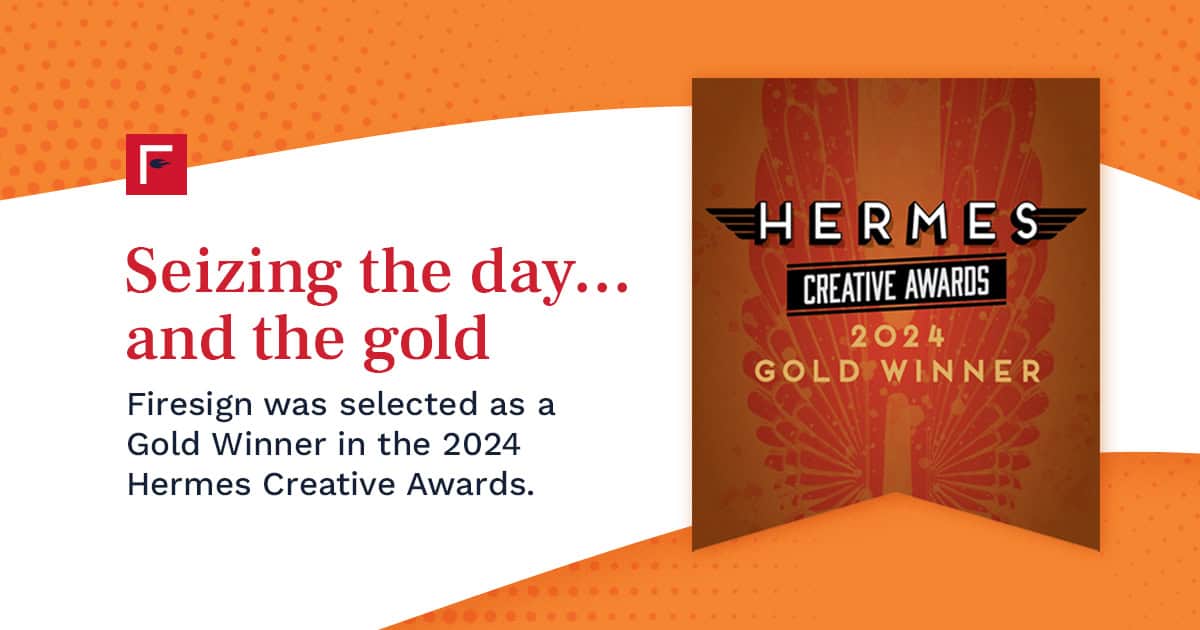 Firesign | Enlightened Legal Marketing | Firesign is Gold Winner in Hermes Creative Awards for Website Redesign